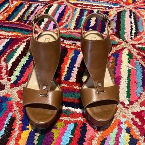 Tan Wedges size 8.5